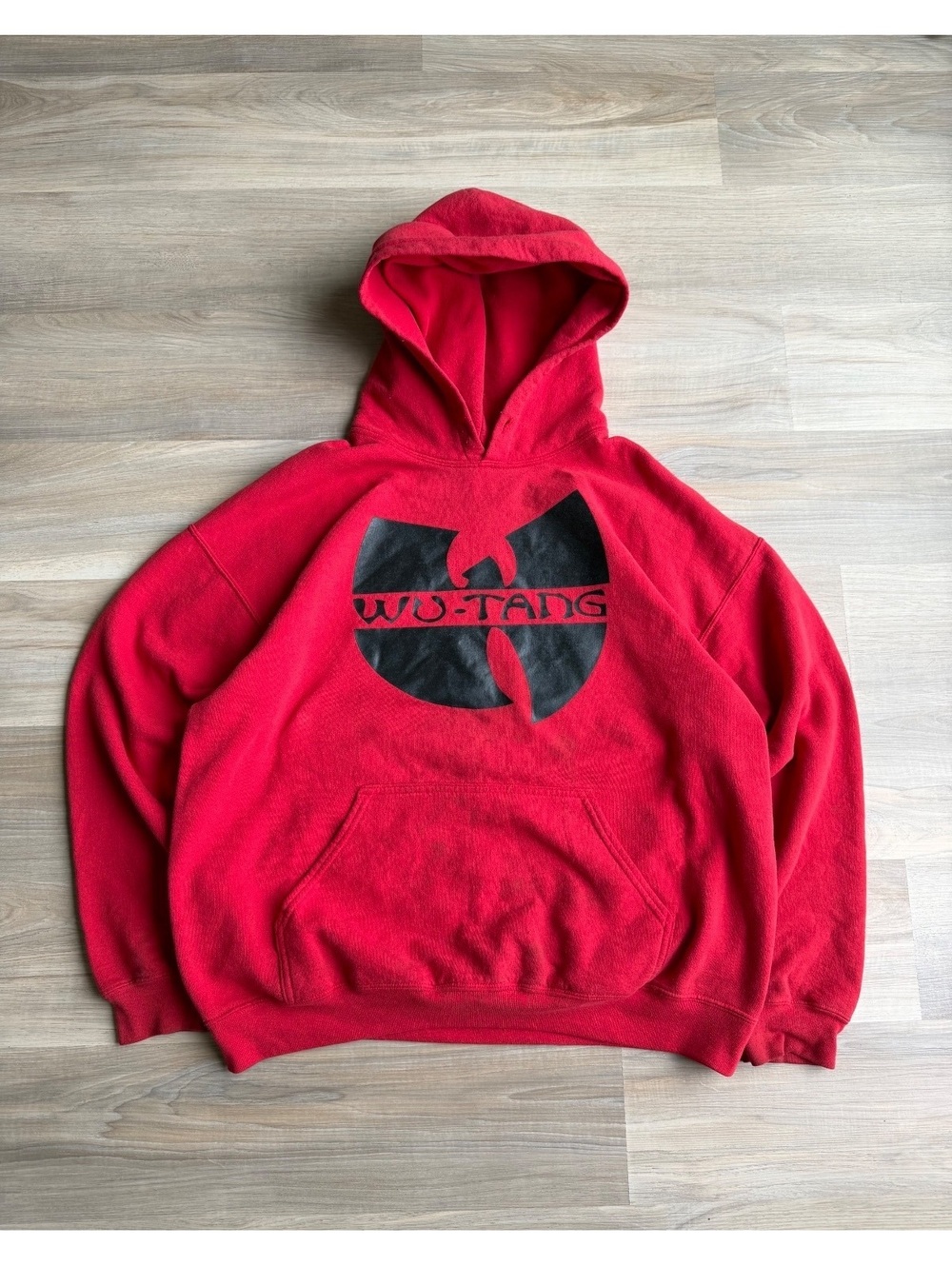 Vintage 2000's Wu-Tang Faded Crimson Hoodie